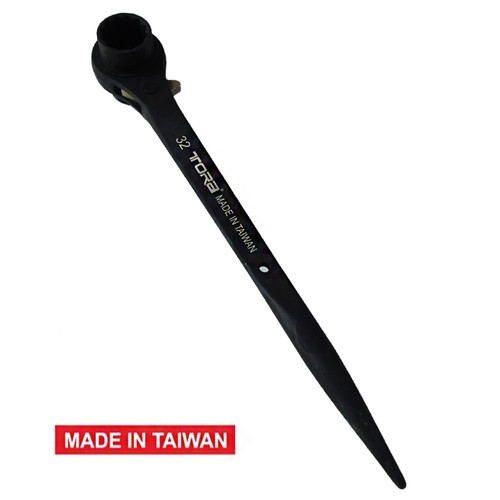 TORA Kunci Ring Double Ratchet 30x32 MM - Wrench Construction - TAIWAN