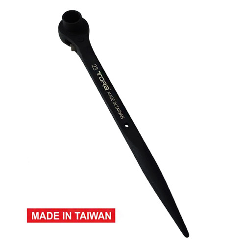 TORA Kunci Ring Double Ratchet 21x23 MM - Wrench Construction - TAIWAN