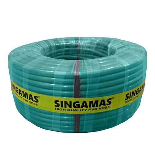SINGAMAS Selang Air PVC Dof Warna Hijau 1 1/2 Inch x 50 Meter