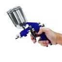 TORA Spray Gun F75G Body Biru - Alat Semprot Cat Tabung Atas