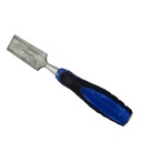 TORA Pahat Kayu Gagang Biru Besi CRV 1 1/2 Inch