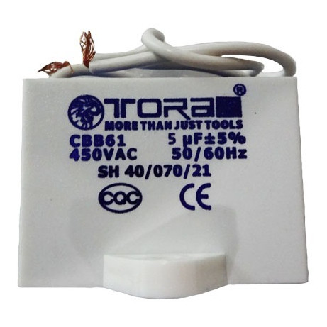 TORA Kapasitor Kotak 5 Mikro Farad - Rectangle Capasitor Motor Run