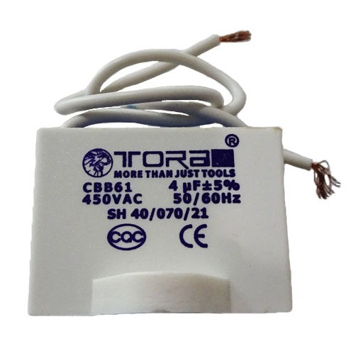 TORA Kapasitor Kotak 4 Mikro Farad - Rectangle Capasitor Motor Run