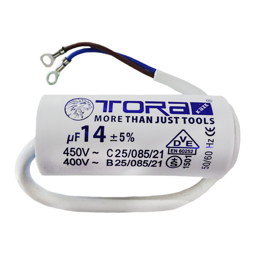 TORA Kapasitor Bulat 14 Mikro Farad - Round Capasitor Motor Run