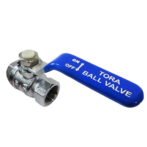 CLEARANCE SALE Tora Ball Valve 3/8 Inch Brass Chrome Plate
