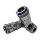 CLEARANCE SALE Tora Kopler 2 Cabang 1/4 Inch - Coupler 2 Way Swivel