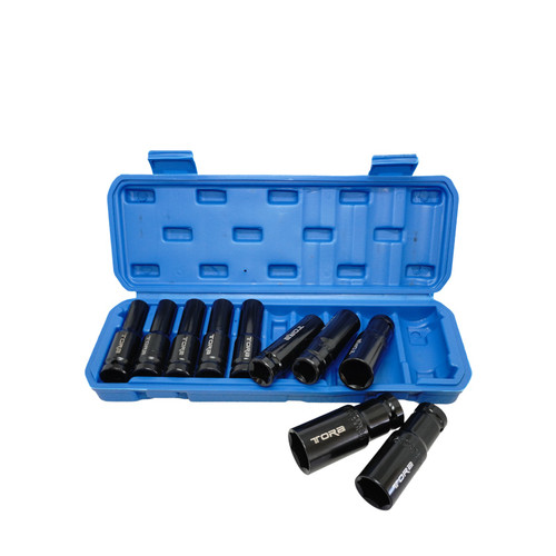 TORA Kunci Socket Hitam Set 10 Pcs 78 MM - Impact Socket Set