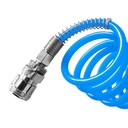 TORA Selang Angin Kompresor Biru 12 Meter - Recoil Hose