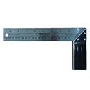TORA Penggaris Siku Meter Stainless Steel 10 Inch - Angle Ruler SS