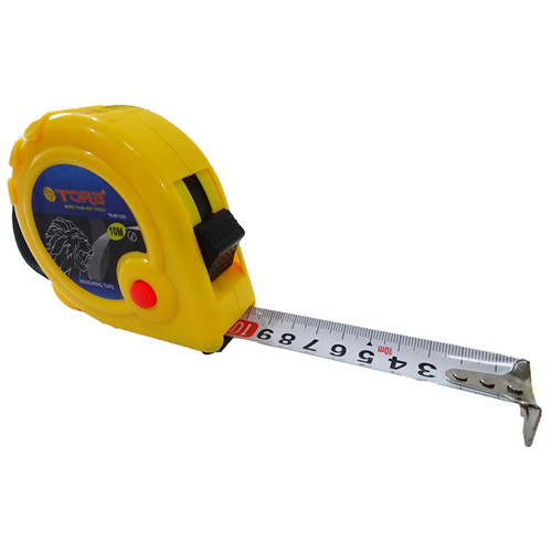 TORA Rol Meteran 10 Meter Body Kuning