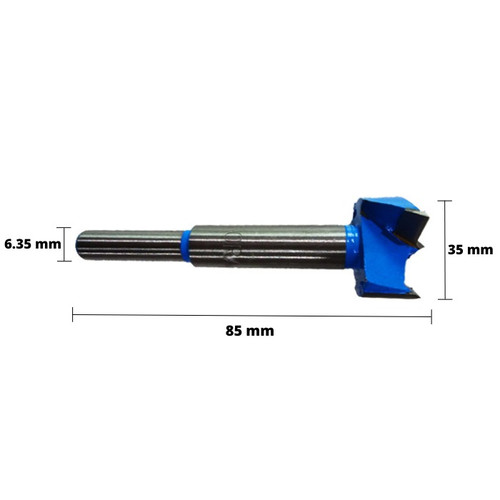 TORA Mata Router Forstner 35 MM - Router Forstner Bits TCT 1/4 Inch
