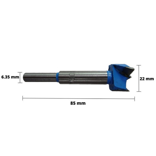 TORA Mata Router Forstner 22 MM - Router Forstner Bits TCT 1/4 Inch