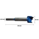 TORA Mata Router Forstner 22 MM - Router Forstner Bits TCT 1/4 Inch