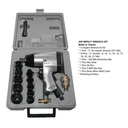 CLEARANCE SALE Tora Air Impact Wrench Kit 1/2 Inch - TAIWAN