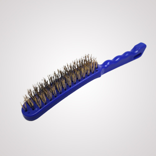 TORA Sikat Kawat Kuning 5 Baris - Wire Brush Brass Palting Steel