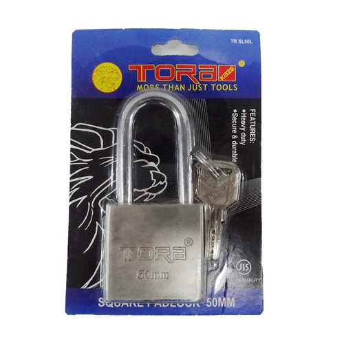 TORA Gembok Kotak Panjang Bahan Kuningan 50 MM - Square Padlock SL50L