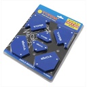 TORA Magnet Siku Segitiga Set 6 Pcs - Arrow Magnetic Welding Holder