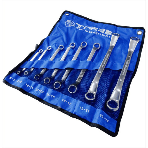 TORA Kunci Ring 6 - 24 MM Set 8 Pcs