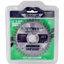 TOBY Mata Potong Kayu 4 Inch SB110x40T - TCT Saw Blade