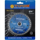 TORA Batu Potong Dry & Wet 4 Inch DC105DWB - Diamond Wheel Dry & Wet
