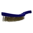 TORA Sikat Kawat Kuning 5 Baris - Wire Brush Brass Palting Steel