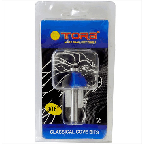 TORA Router Beading Bit 3/16" x 1/4 Inch - Mata Profil