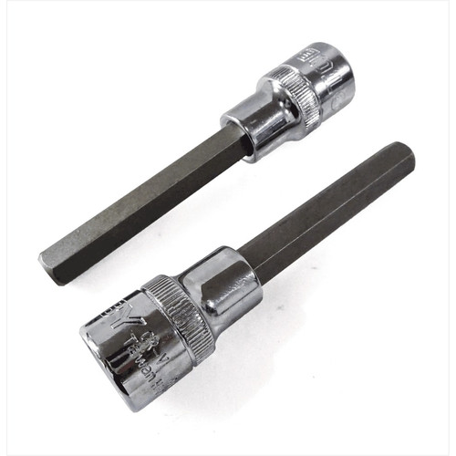 TOBY Socket L Panjang H12 100 MM - Drive Bits 1/2 DR - TAIWAN
