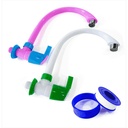 TORA Bundling Keran Angsa PVC 1/2 Inch (2 Keran Angsa PVC + Seal Tape)
