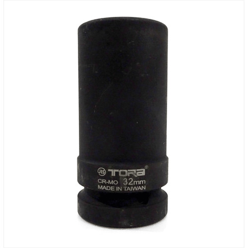 TORA Mata Sok Impact Long 32 mm 1" 6 PT - Socket Deep Impact - Taiwan