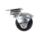 TORA Roda Caster Hidup Bulat Plat Skrup Set 4 Pcs 2 Inch