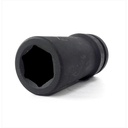 TORA Mata Sok Impact Long 28 mm 1" 6 PT - Socket Deep Impact - Taiwan