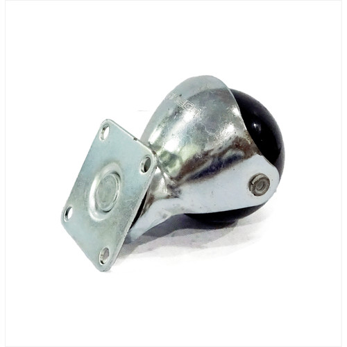 TORA Roda Caster Hidup Bulat Plat Skrup Set 4 Pcs 2 Inch