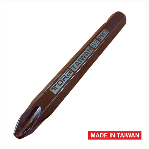 TORA Mata Obeng Ketok Plus (+) Satuan / Pcs PH3 x 80 Mm S2 TAIWAN
