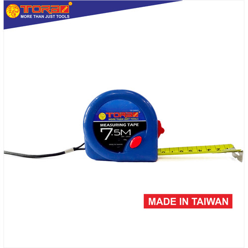 CLEARANCE SALE TORA Meteran 7.5 Meter Body Biru - TAIWAN