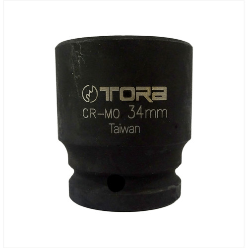 TORA Mata Sok Shock 34 MM 3/4 DR Hitam - Socket Hand 6 PT - TAIWAN