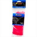 TORA Kabel Tis Nylon 2.5 x 150 mm - Tali Ikat Warna Merah 100 Pcs