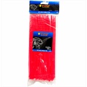 TORA Kabel Tis Nylon 3.6 x 250 mm - Tali Ikat Warna Merah 100 Pcs