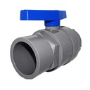 TORA Ball Valve Pvc Gagang Plastik ABS 2 Inch