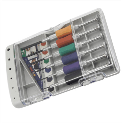 TORA Obeng Jam Hp Set Presisi 6 Pcs Crome Handle