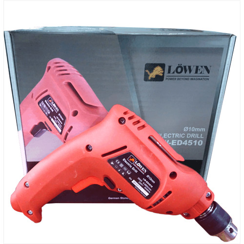 LOWEN Mesin Bor Listrik Tangan 10 mm - Electric Impact Drill ED4510
