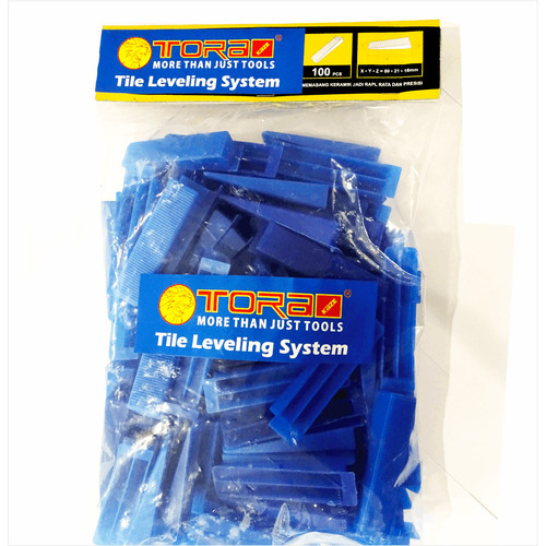 TORA Clip Wedge Tile Nat Spacer Leveling - Alat Perata Keramik Granit