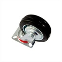 TORA Roda Caster Karet Hidup - troli trolley lori 4 Inch