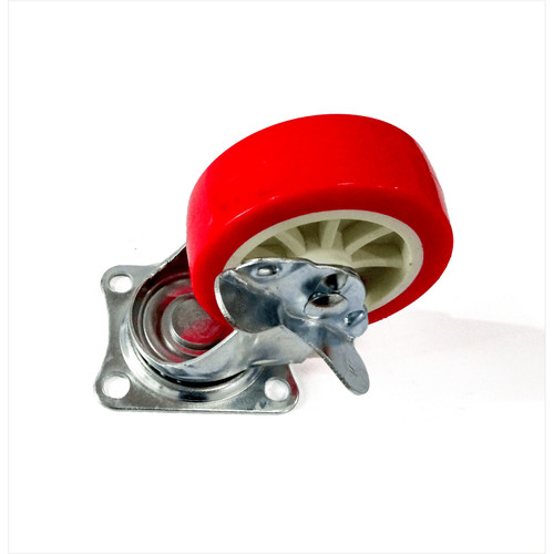 TORA Roda Nilon Hidup 3 Inch - Hidup Plus Rem - Harga Satuan Pcs