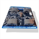 TORA Gembok Master Key Premium - Master Key New 50 mm 4 Pcs