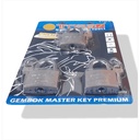 TORA Gembok Master Key Premium - Master Key New 50 mm 3 Pcs