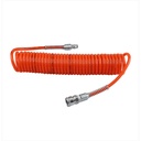 Recoil PU Hose Orange - Selang Kompresor 12 & 15M - Made In Taiwan
