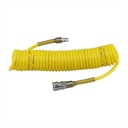 Recoil PU Hose Yellow - Selang Kompresor 12 & 15M - Made In Taiwan