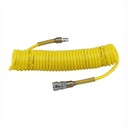 Recoil PU Hose Yellow - Selang Angin Kompresor 6 & 9 Meter - TAIWAN