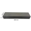 TORA Batu Asahan Pisau - Batu Asah Hitam Silicon Carbide 8 Inch