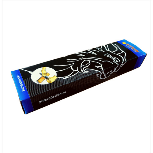 TORA Batu Asahan Pisau - Batu Asah Orange Grey Alumunium Oxide 8 Inch